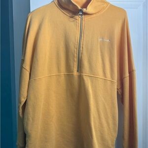 Yellow Half-Zip Sweater